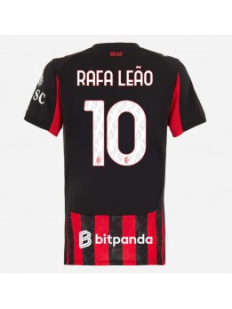 AC Milan Rafael Leao #10 Replika Hemmakläder Dam 2025-26 Kortärmad